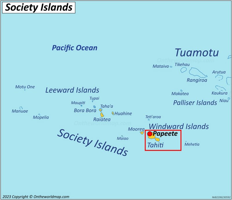 Papeete Map | Tahiti, French Polynesia | Detailed Maps of Papeete