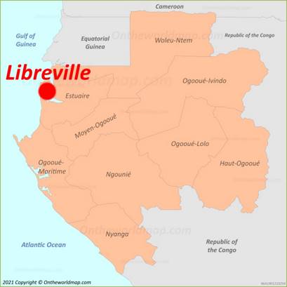 Libreville Location Map