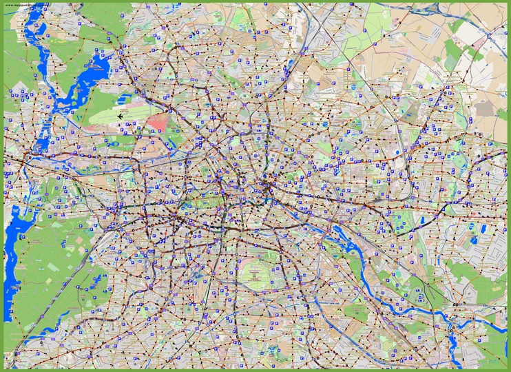 Berlin parking space map