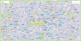 Berlin tourist map