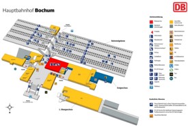 Bochum hauptbahnhof map