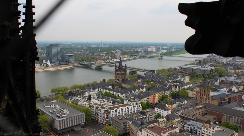 View from above from Cologne Cathedral