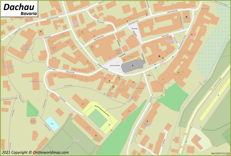 Dachau Map Germany Detailed Maps Of Dachau   Dachau Old Town Map Max 