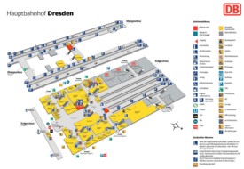 Dresden hauptbahnhof map