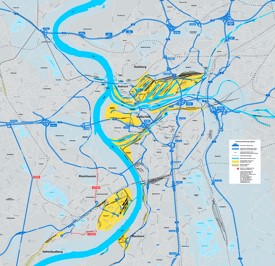 Port of Duisburg map