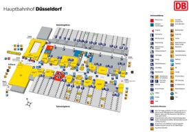 Düsseldorf hauptbahnhof map