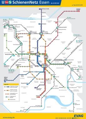 Essen rail map