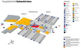 Gelsenkirchen Hauptbahnhof Map