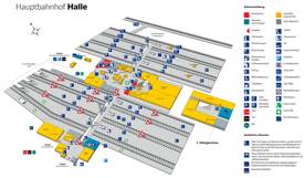 Halle (Saale) Hauptbahnhof Map