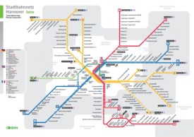 Hannover rail map