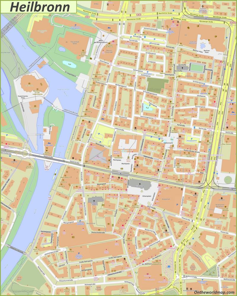 Map of Heilbronn