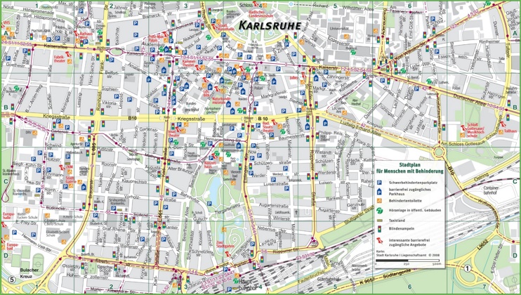 Karlsruhe Tourist Map Max 