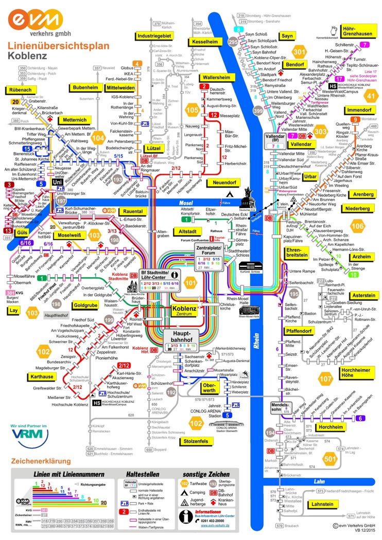 Koblenz transport map