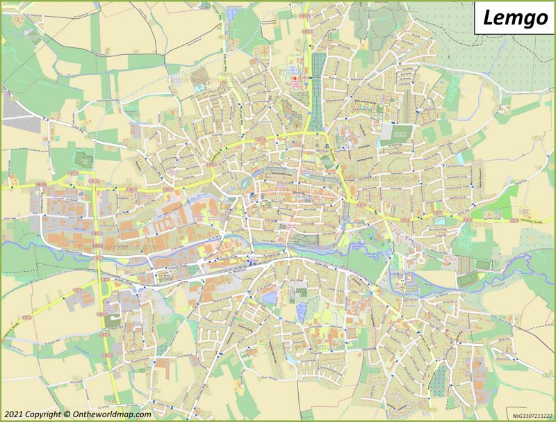 Lemgo Map | Germany | Detailed Maps of Lemgo