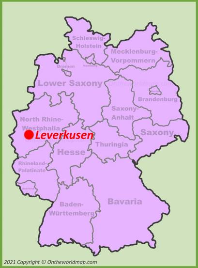 Leverkusen Map | Germany | Detailed Maps of Leverkusen