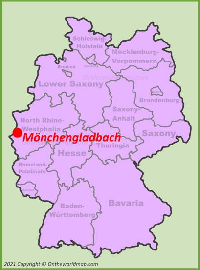 Mönchengladbach Map | Germany | Detailed Maps of Mönchengladbach