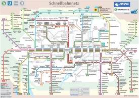Munich train map