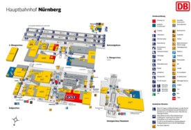 Nürnberg hauptbahnhof map