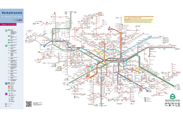Nürnberg transport map