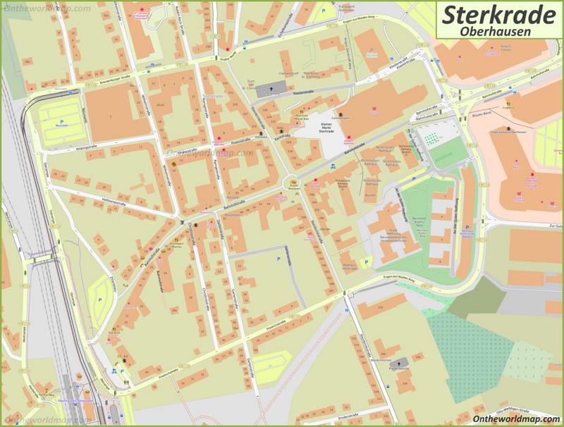 Map of Sterkrade