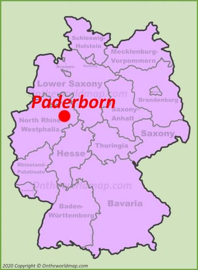 Paderborn Location Map