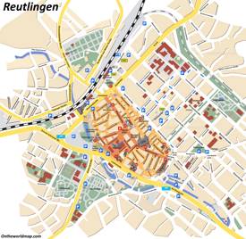 Reutlingen Tourist Map