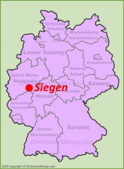 Siegen Location Map