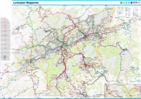 Wuppertal transport map