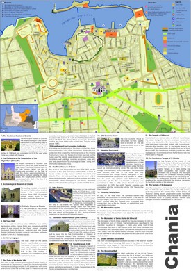 Chania old town map