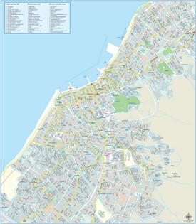 Patras tourist map