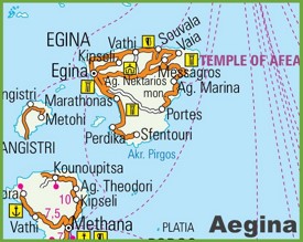 Aegina road map