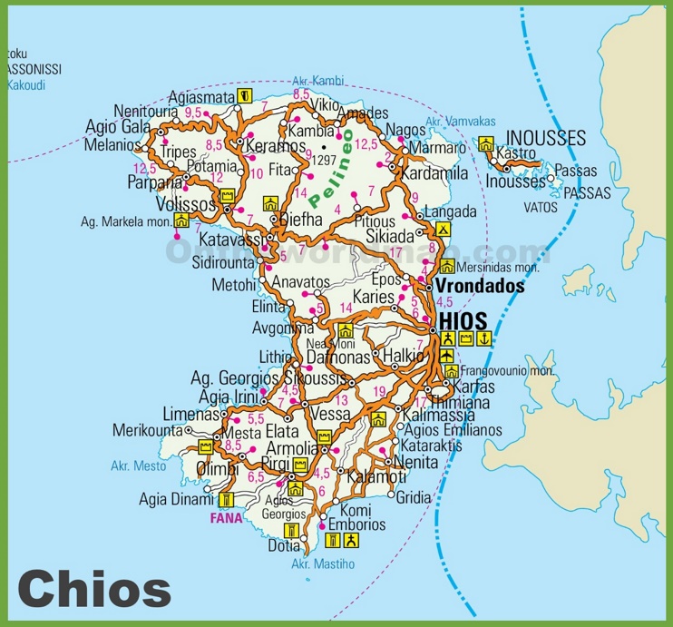 Chios road map