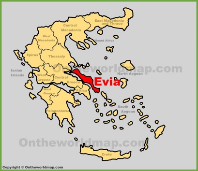 Evia Location Map