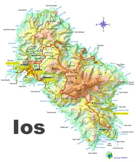 Ios sightseeing map