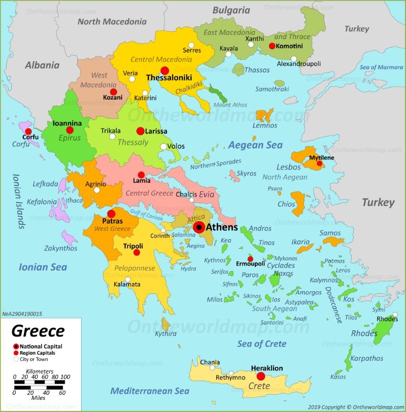 Image result for map of Greece