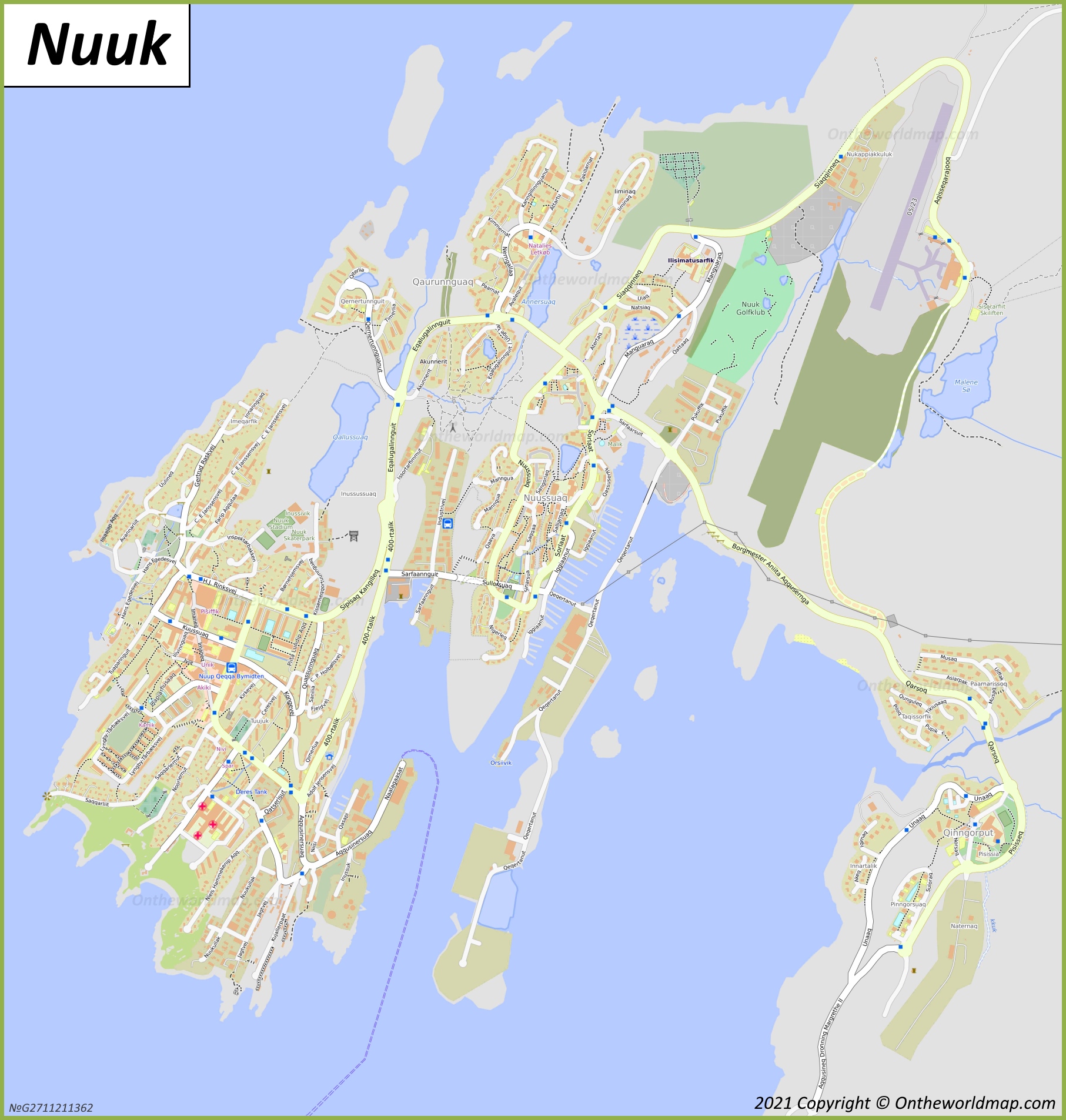 Map of Nuuk