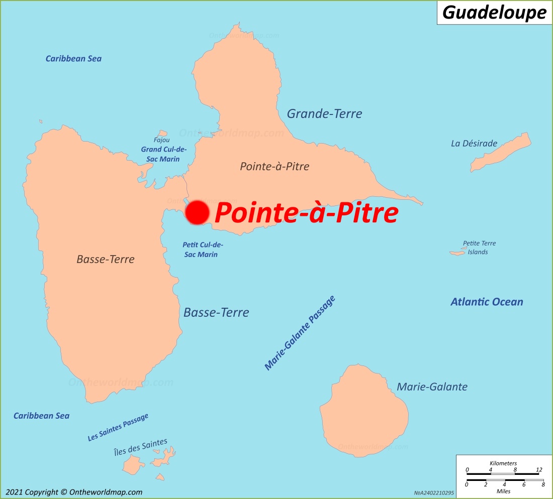 Pointe-à-Pitre Location Map