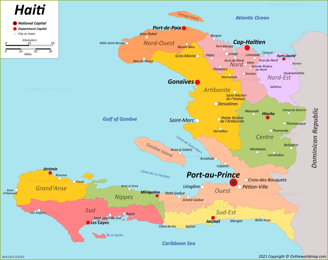 Haiti Map | Maps of Republic of Haiti