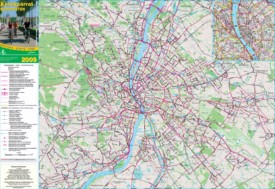 Budapest bike map