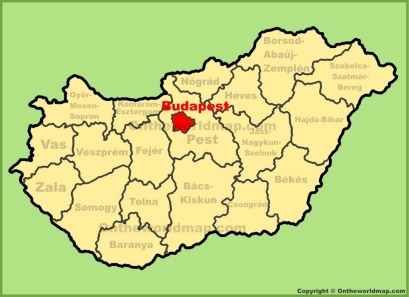 Budapest Location Map