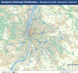 Budapest Public Transport Map