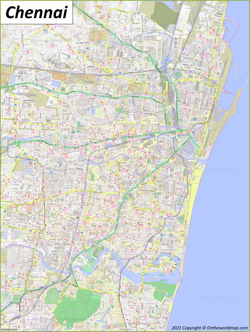 Map of Chennai