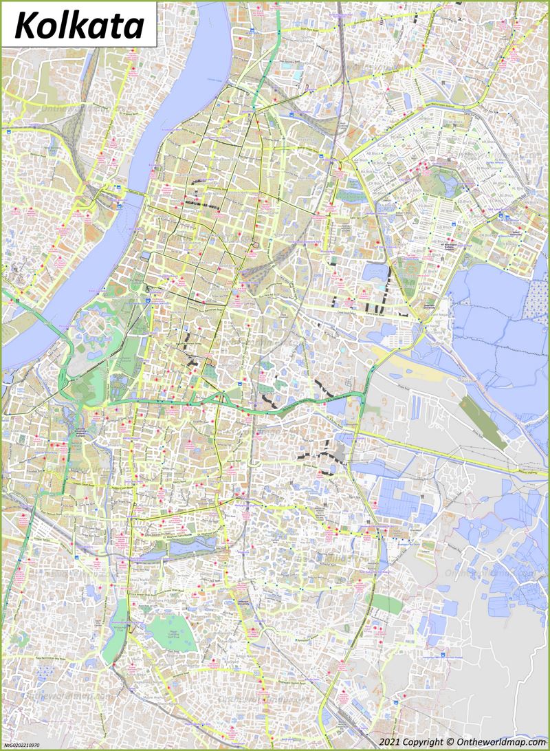 Map of Kolkata