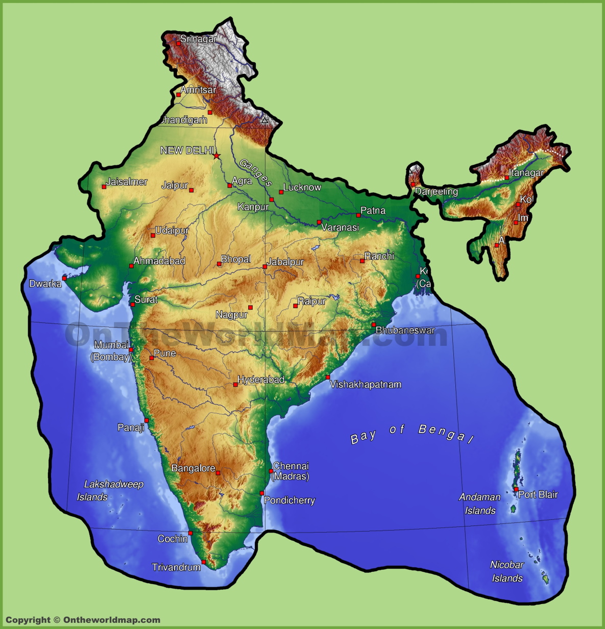 Top 999 Physical Map Of India Images Amazing Collection Physical Map 