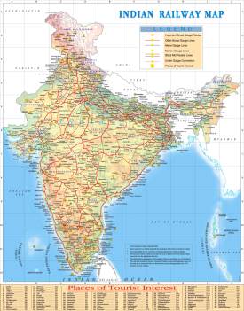 India railway map
