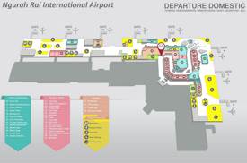 Denpasar Airport Domestic Terminal Map