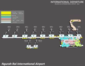 Denpasar Airport International Terminal Map