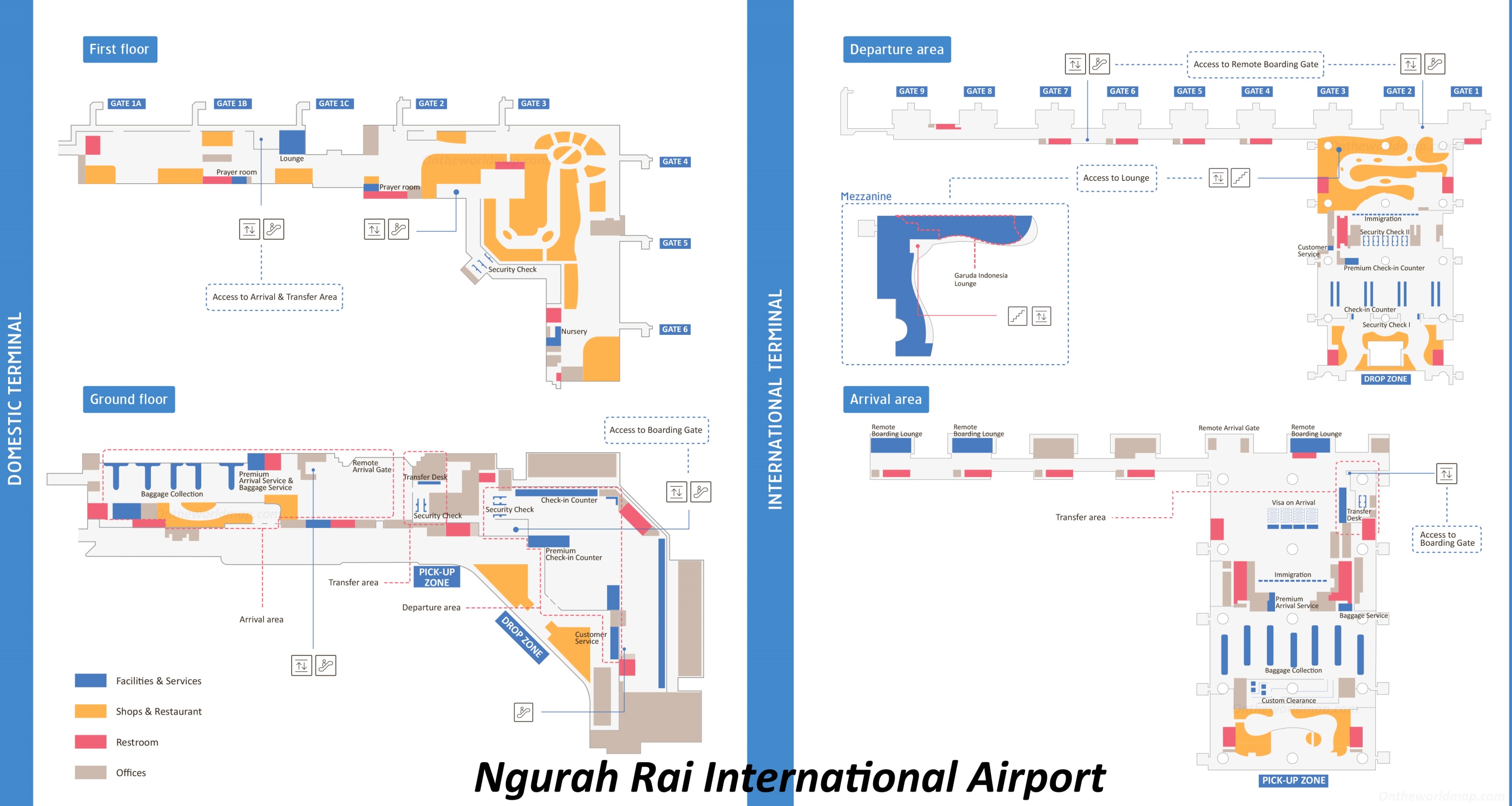 Bali Airport Map