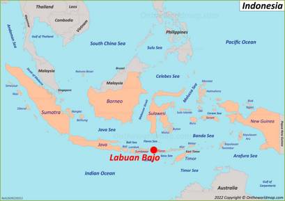 Labuan Bajo Location Map