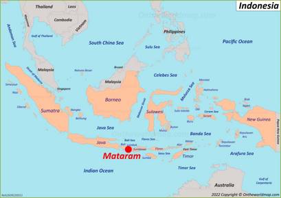 Mataram Location Map